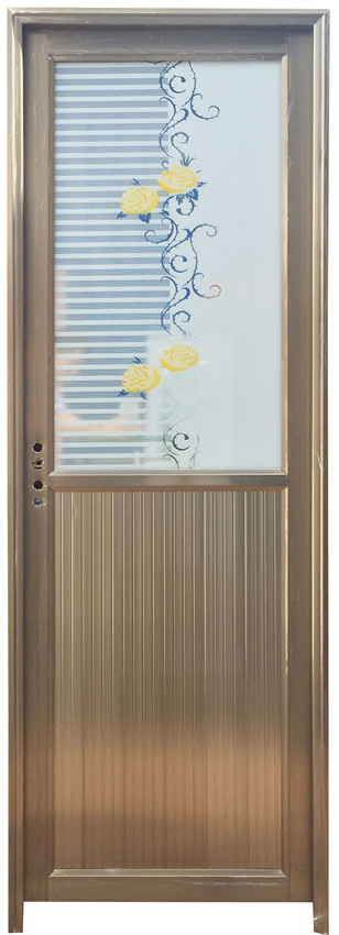 custom aluminium door for toilet and bathroom manufacturing in China - Chenggu